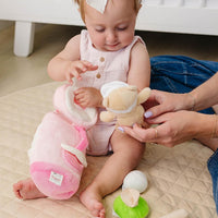 Genius Baby Toys My First Golf Bag plush baby golf toy set with club, ball, tee and teddy bear - view 5