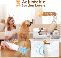 HEAPETS Dog Grooming Vacuum Kit - White - image 2