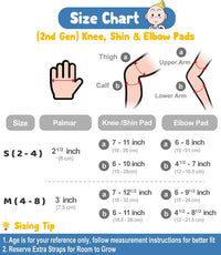 Soft-Style Kids Knee and Elbow Pads with Bike Gloves - Small / (2nd Gen) Ocean Camo - image 4