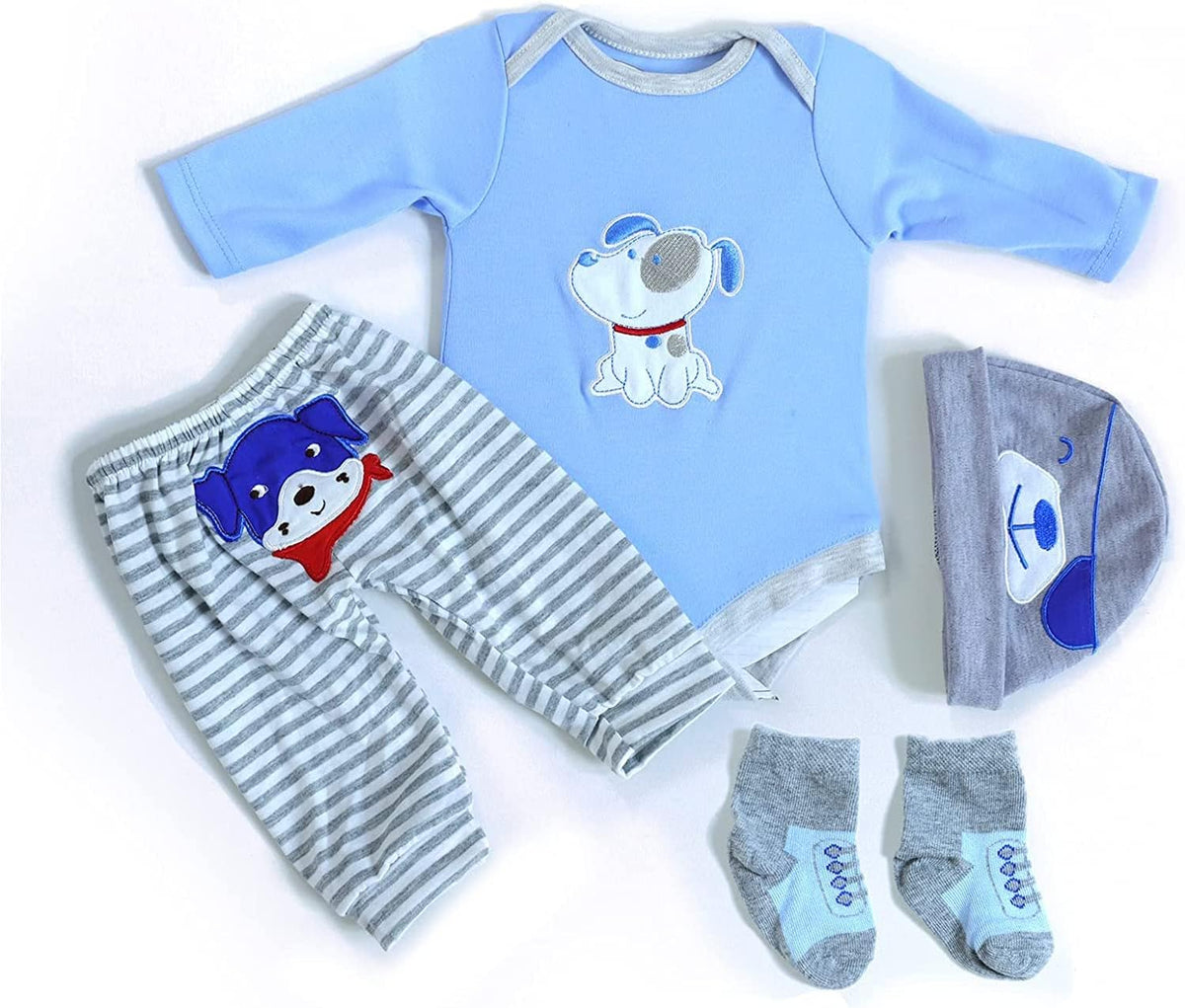 MAIHAO Reborn Baby Doll Clothes for 17-22 Inch Newborn Baby Dolls
