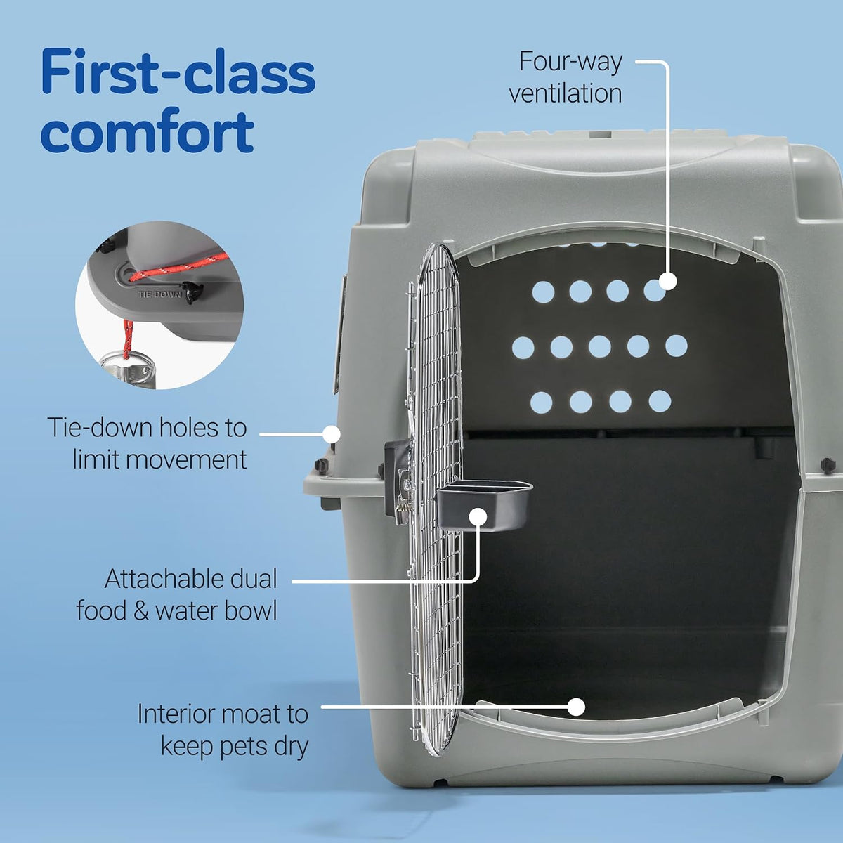 Petmate Sky Kennel, for Air Travel - 36 Inch / Kennel Only - image 4