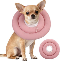 Waterproof soft dog recovery collar with cushioned filling, 6 sizes
