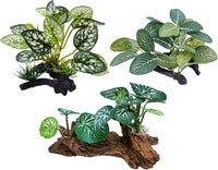 M2cbridge Artificial Fish Tank Plants Aquarium Plant Aquatic Water - 3pcs Green Grasses