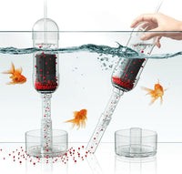 Aquarium Fish Waste & Debris Remover, Auto & Handheld Modes - Medium V1
