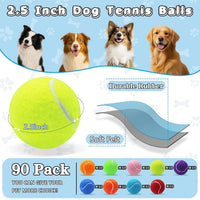 Magicorange Tennis Balls for Dogs - Multicolor / 90 Pack - image 2