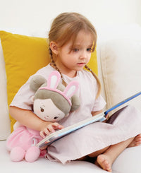 GAGAKU soft baby doll in a floral print rag doll style for toddlers - view 34