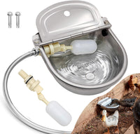 Automatic Water Dispenser Dog Water Bowl 304 Stainless Large Pet - Stainless Steel / Large