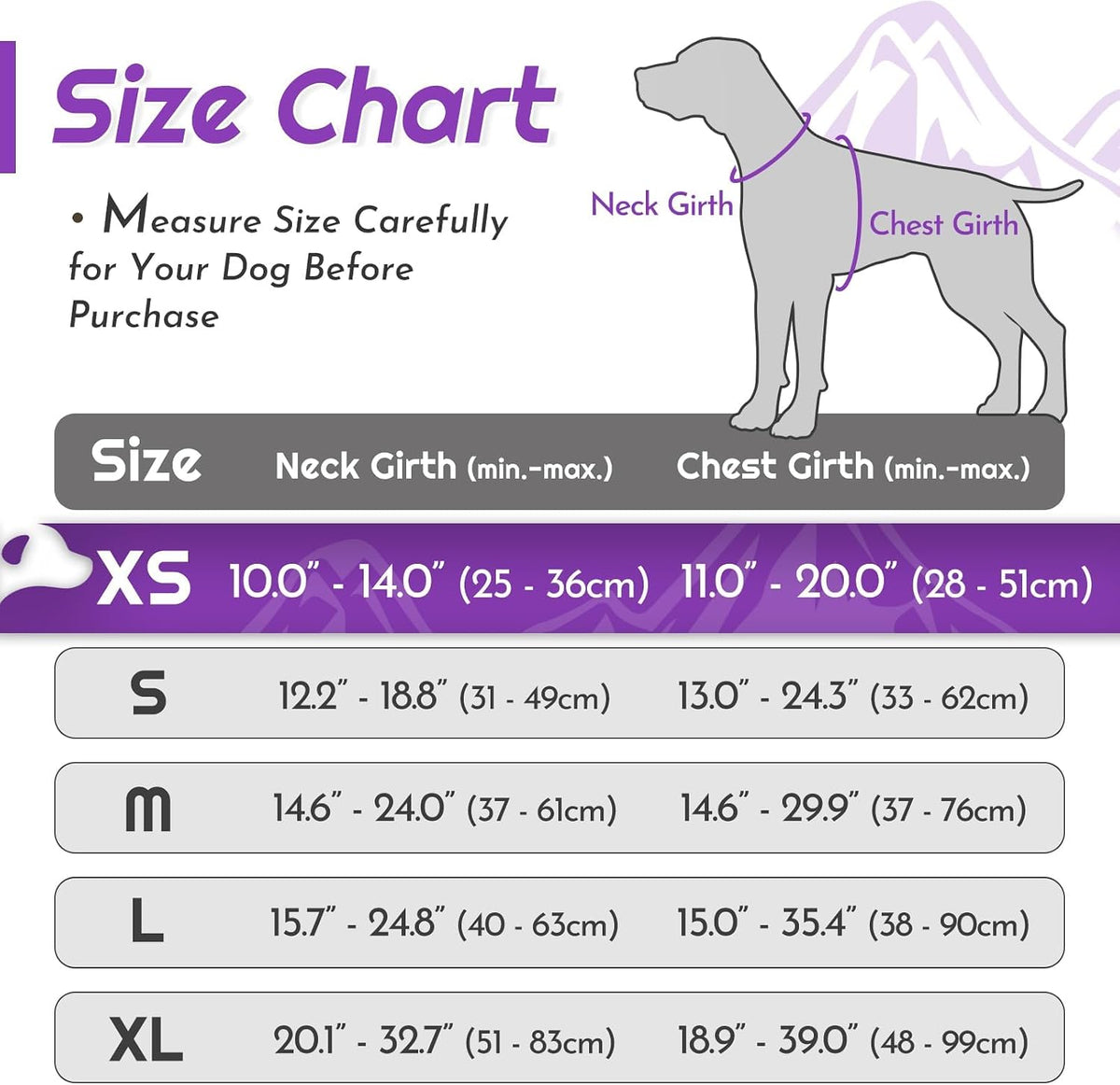 Eagloo Dog Harness for Large Dogs - X-Small / Purple - image 2