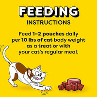 Temptations Creamy Puree Squeezable Lickable Wet Cat Treats with Beef Liver, 0.42 oz. Tubes, 4 Count, Pack of 11 (44 Total)