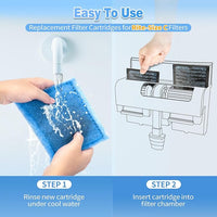8/16/32 Pack Rite-Size C Filter Cartridges Compatible with MarineLand Penguin PRO Power Filters 275/375 & Original Penguin Power Filters 200/350 - Rite-Size C Replacement Filter Cartridges