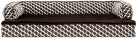 Furhaven Memory Foam Dog Bed for Large Dogs w/ Removable Bolsters & Washable Cover, For Dogs Up to 95 lbs - Plush & Woven Decor Comfy Couch Sofa - Diamond Gray, Jumbo/XL