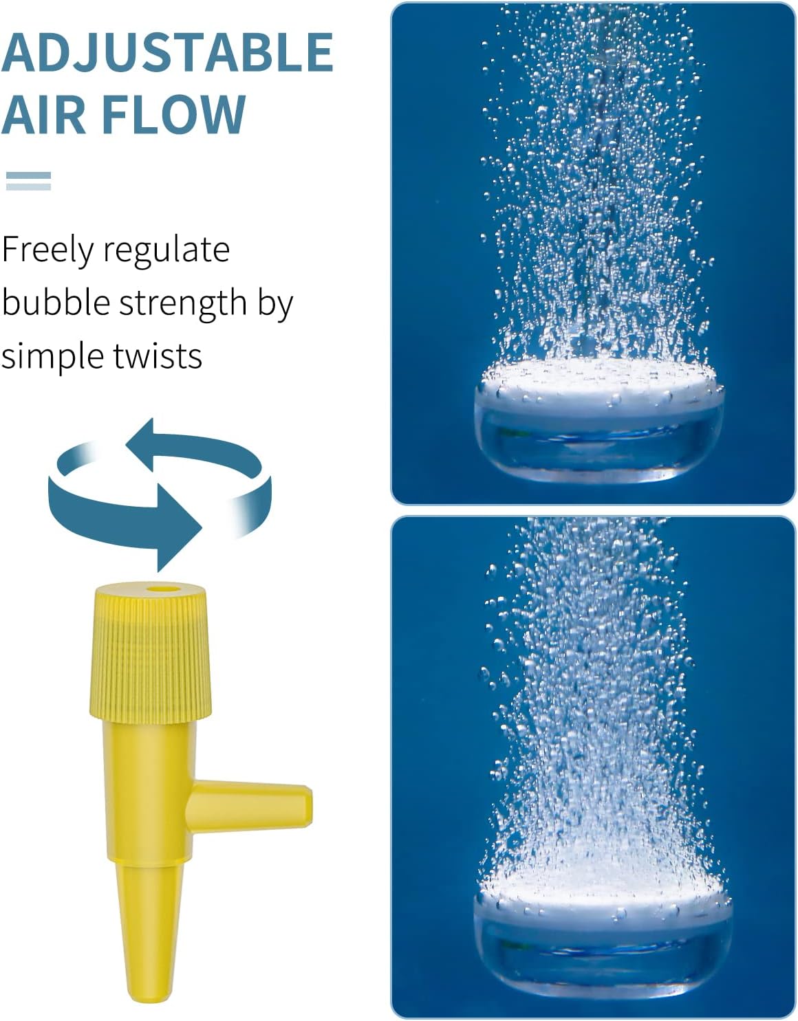 Pawfly Aquarium Air Stone Disc Tiny Micro Bubble Diffuser Release - 1.4 inch - image 4
