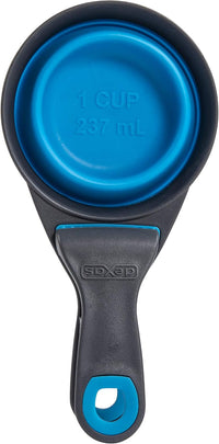 Dexas Popware for Pets Collapsible Klip Scoop - 1 Cup Capacity (Pack of 2) / Pro Blue - image 3