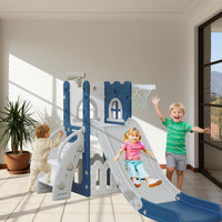 LulliSpace 6 in 1 Toddler Slide - Blue - image 2