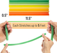 Mr. Pen, Monkey Noodle Fidget Toy, Colorful - Tropical Shades / 9 Pack - image 4