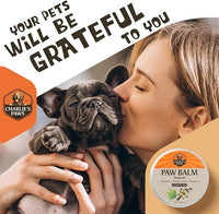 2 Pack Paw Balm 100% Natural Oil Aloe & Vanilla for Dog and Cat Paw Pad Balm Dog Nose Balm Paw Moisturizer Wax for Dog Pet Puppy Protect Dry Cracked Paw Foot Heals Restores Paw Elbows 3.5 Oz
