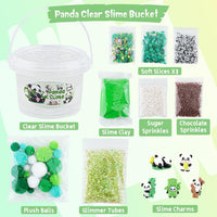 Astronaut Galaxy Slime for Kids, Big Slime Bucket with Clay - Clear Slime - image 2