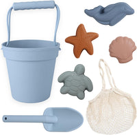BLUE GINKGO Silicone Beach Toys - Blue