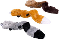 ZippyPaws Skinny Peltz No Stuffing Dog Toy Pack to Keep Them Busy - Fox, Raccoon, Squirrel - image 2