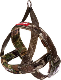 EzyDog Quick Fit Dog Harness, Soft Neoprene Padding - X-Small / Green Camo