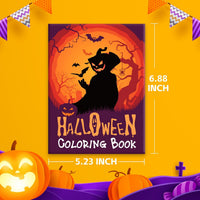 Garma 24-pack mini Halloween coloring books for kids with ghost and pumpkin designs - view 4