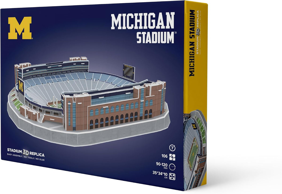 Pro-Lion 3D Jigsaw Puzzle of Michigan Wolverines Stadium 106 Pieces - Michigan Wolverines - image 3
