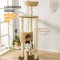 SHODMI 54" Modern Cat Tree Tower for Indoor Cats - FQ-RL24-X0XP - image 4