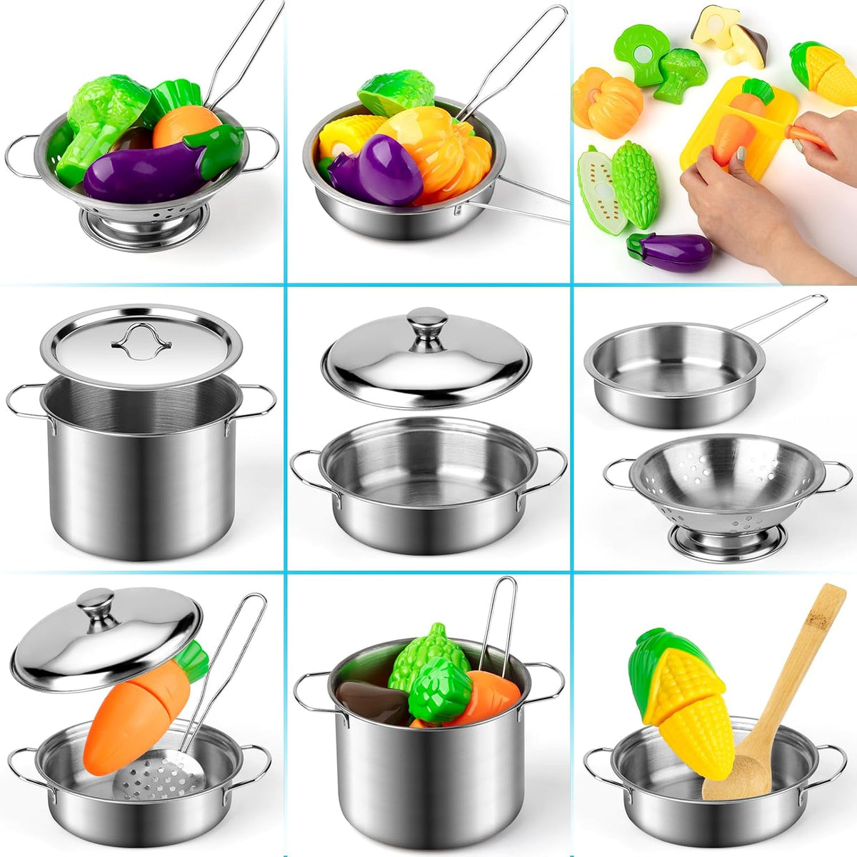 Juboury Play Kitchen Accessories - image 4