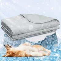 NWK Dog Cooling Blanket Q-Max>0.345 for Summer – Essentials for Dogs - Misty Gray / L (40''x 60'') - image 4