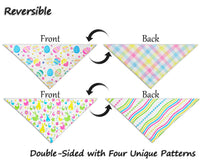 2PCS Christmas Dog Bandanas – Red and Green Plaid with Tassels - BIG FRENCHIES