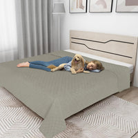 Easy-Going 100% Waterproof Dog Bed Cover Reversible Leak Proof Couch - Beige/Beige / 68x86 Inch - image 2