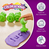 Colorations Alphabet Dough Stampers Set, Lowercase Letters - image 2