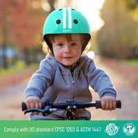 MOUNTALK Kids/Toddler Bike Helmet - Matte Black White / Small - image 2