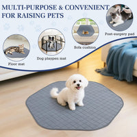 Pawaboo Small Animal Playpen, Waterproof Portable Pet Cage Tent - U-Black + Gray / 1 - image 4