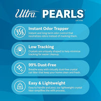 Ultra Pearls Cat Litter - 99.9% Dust Free, Low Tracking, Soft on Paws, Fragrance Free - 5 Lbs.