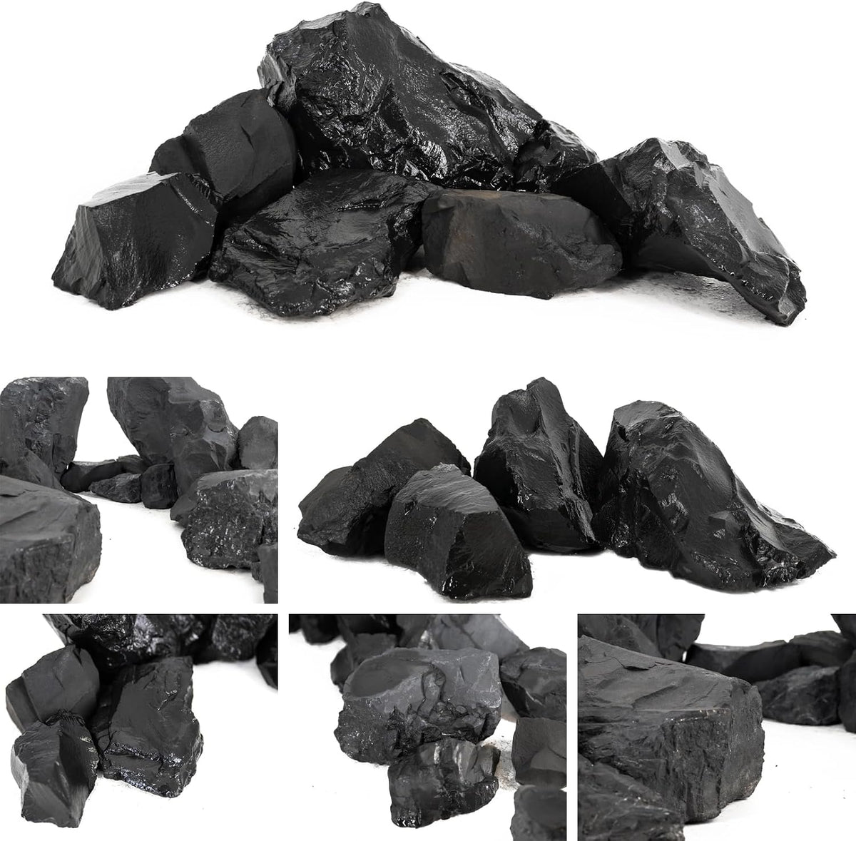 Aquarium Rock 5lb Fish Tank Stones for Aquarium Aquascape - 5LB(4pcs)3-6in. - image 2