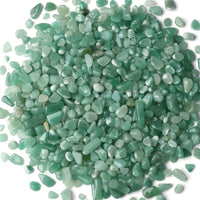 Fluorite Aquarium Gravel Rocks Natural Tumbled Healing Crystal Chips - Green Aventurine / 1 Pound