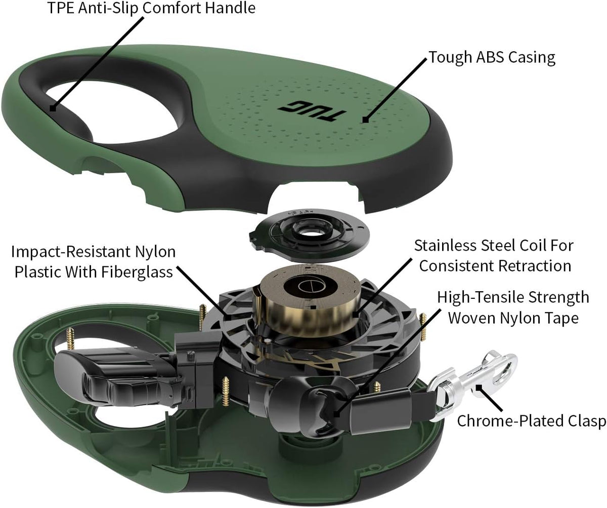 TUG Original Retractable Dog Leash - Green / Small - image 3