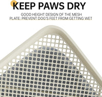 KOLAPANDA dog potty tray with mesh grate and pee pad holder for dogs up to 45 lb - view 4