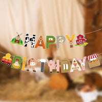 Hxezoc fire truck happy birthday banner with 14 paper flags and 2 fire engine flags - view 30