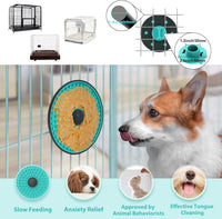 Lick Mat for Dogs Crate Lick Pad Slow Feeder for Crate Training – Essentials for Dogs - 1 pcs / Mint Green - image 3