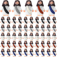 Sumind 50 Pcs Little Jesus Figures Original Design - Retro Color