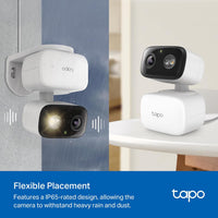 Tapo 1080p Pan/Tilt Security Camera for Baby Monitor, Pet Camera - White / Indoor/Outdoor - image 2
