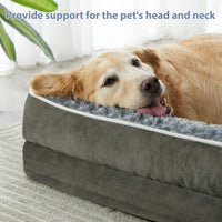 Orthopedic Washable Dog Bed - Dark Green / 42.0"l x 30.0"w x 7.5"th - image 2