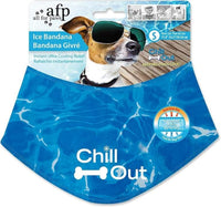 AFP Dog Cooling Bandana, Reusable Breathable Instant Cooling Neck Wrap for Medium Dog, Adjustable - S(Neck Girth 11.8-14.4 IN)