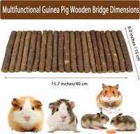 kathson Wooden Hamster Bridge - M (15.7 x 6.0 inches) - image 3