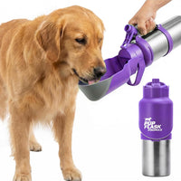 PupFlask Pro Portable Insulated Dog Water Bottle - Ultra Violet / 50 Ounce