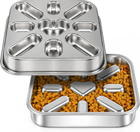 Slow Feeder Dog Bowls with Non-Slip Mat - 2.5 Cup Single Pack