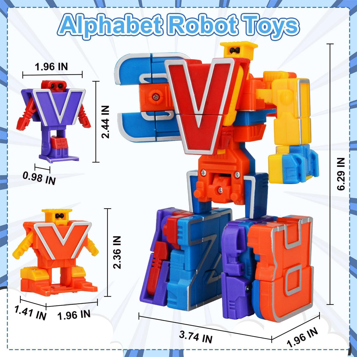 Alphabet Robots Advent Calendar 2026 for Boys - Classic - image 2