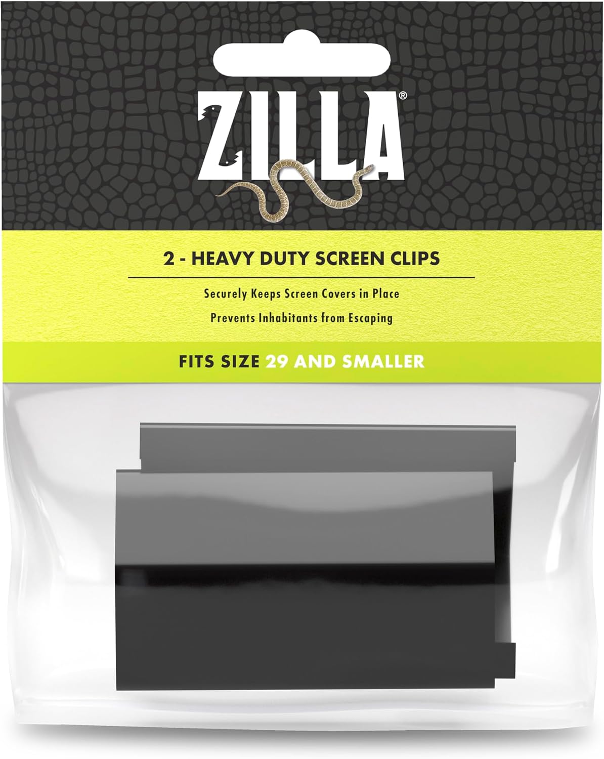 Zilla Heavy Duty Screen Clips for Terrarium, Small